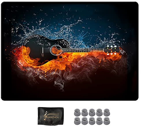 YUANZHOU Drum Teppich Trommelteppich Schalldichte Matte Für Bass Drum Snare Und Andere Musikinstrumenten Matte 120CM × 80CM,G