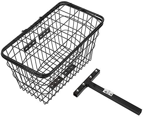 Großer Quadratischer Hinterer Korb mit Befestigungsmaterial für Elektroroller und Elektrorollstühle, 9,7 X 10,6 X 7,9 Zoll