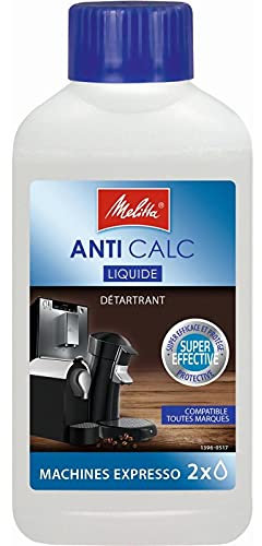 ANTI CALCAIRE EXPRESSION MACHINES LIQUIDE 250ML, MELITTA, LOT DE 2