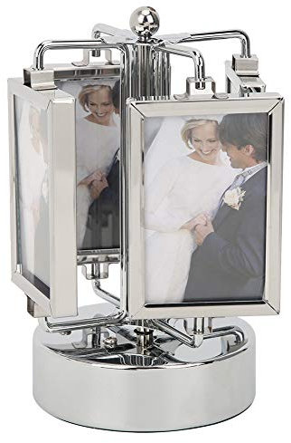 Rotierender Riesenrad-Bilderrahmen, Fotoständer, Einzigartiger Metall-Bilderrahmen, Mehrere Schreibtisch-Tisch-Bilderrahmen, Desktop-Dekoration, Zuhause, Schlafzimmer, Dekoration, Geschenk