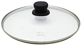 Elo Couvercle Casserole et Poêle 24 cm - Protection en Acier Inoxydable, Verre et Plastique