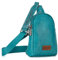 Wrangler Umhängetasche für Damen, kleine Schultertasche und Brusttasche mit verstellbarem Riemen, Geschenkidee, A-türkis, Small