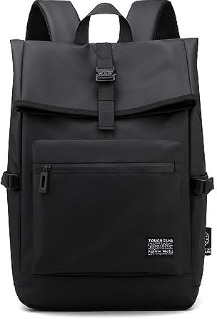 FANDARE Rucksack Herren Laptop-Rucksack Schulrucksack Geschäft Arbeiten Computer Rucksack Jungen Schulranzen Backpack für Arbeit Reisen Wandern Lässiger Tagesrucksack Daypacks Hochschule Schwarz