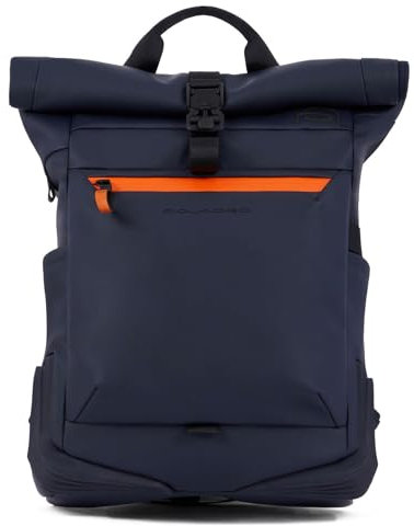 PIQUADRO Zaino roll-top in tessuto