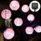 Ausolee Solar Lichterkette Lampion Außen,5.5 Meter 20 LED Laternen 8 Modi,lampions Außen Wetterfest IP65,Outdoor Lichterkette Solar Für Garten, Hof, Hochzeit, Fest Deko (pink)