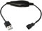 Gebildet - Cable adaptador de corriente con funda para ventilador de PC de 3 y 4 pines, elevador de voltaje de 12 V, USB, con interruptor y regulador de velocidad