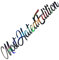 Auto Aufkleber MOST HATED EDITION stylischer Schriftzug als perfekter Hingucker (Hologramm Oilslick Black, 55cm x 7,5cm)