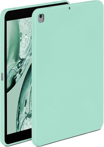 ONEFLOW Soft Case für Apple iPad (9. Generation - 2021) Hülle aus Silikon mit Kameraschutz, Silikonhülle mit Schutz fürs Display, Backcover Tablet Schutzhülle, weiche Tablethülle, Mint