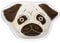 Ceramic Tea Bag Tidy 10x10cm Novelty Cute Animal Shaped Holder Storage Teabag Rest Spoon (Dog)