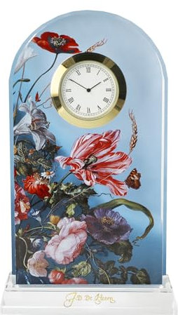 Goebel Tischuhr Artis Orbis von Jan Davidsz De Heem aus Glas 11x4,5x18,5 cm, 67-150-12-1