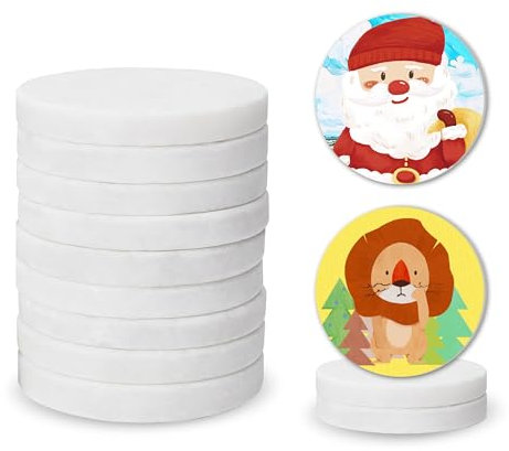 FZSECRIU 16 Stück steine zum bemalen,dekosteine,steine zum bemalen flach,flache,dekosteine weiß