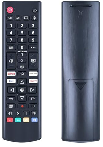 Uianme AKB76040301 Telecomando Compatibile con LG LED LCD Smart TV con 4 Tasti Hot