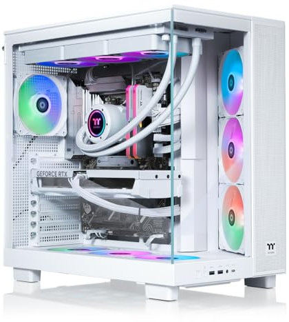 Thermaltake LCGS View 9580S-380XL Gaming Desktop (AMD Ryzen™ 9 9950X3D, ToughRam 32GB DDR5 6000MT/s RGB Memory, NVIDIA® GeForce RTX™ 5080, 2TB NVMe M.2, WiFi, Windows 11) VXLS-X870-580-LCS