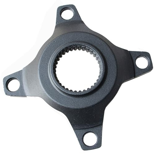 Ruarby E-Bike-Getriebeadapter, 4-Backen-Kettenringe, Spinnen, Aluminiumlegierung, Antrieb, Motor, E-Bike, Teil-Kettenblatt