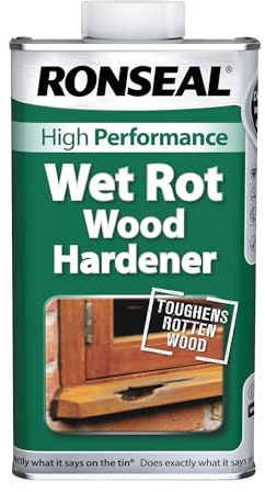 Wet Rot Wood Hardener – Deep Penetrating Timber Treatment for Strengthening Soft or Decayed Wood, Interior and Exterior, 250ml & 500ml (250 ml)