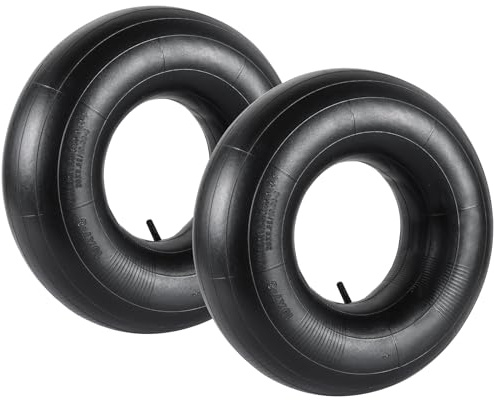 DASBET 2 Pack 18X8.50/9.50-8 Inner Tubes with TR-13 Straight Valve Stem | Heavy-Duty Replacement Inner Tube for Lawn Mowers, ATVs, Yard Tractors and More (Fits 8.5'' to 9.5 Wide)