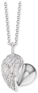 Engelsrufer - ERN-LILHEARTWING - Kette Herzflügel mit Zirkonia - 925er Silber 40 cm