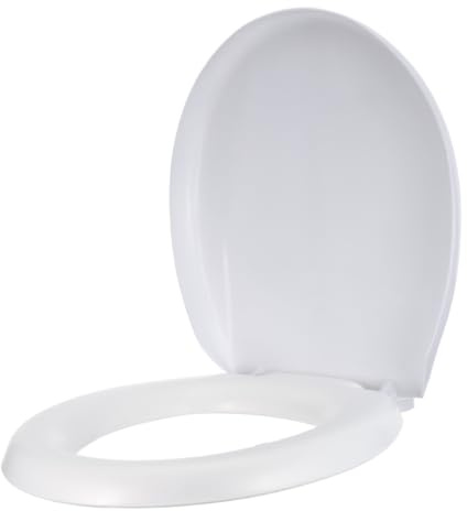 Alipis Abattant Wc Mousse Eva Siège De Toilette Allongé Rembourré À Fermeture Ralentie Confort Du Siège De Toilette Installation Facile Pour Personnes Âgées 15.75X13.78X1.97In