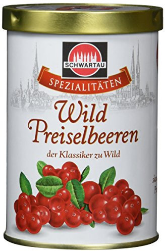 Schwartau Spezialitäten Waldpreiselbeeren, der Klassiker zu Wild, 6er Pack (6 x 330 g Dose)
