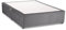 4FT6 Double Charcoal Chenille with Wheels Without Drawer Divan Bed