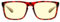 Gunnar Gaming and Computer Eyewear - Intercept, Frame Colour: Crystal, Lens Tint: Amber (Blocks 65% Blue Light & 100% UV Light) - Blue Light Blocking Glasses - Patented lens