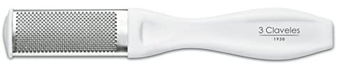 3 Claveles - Lima para pedicura con mango ABS de 18 cm en acero inoxidable, para durezas pies