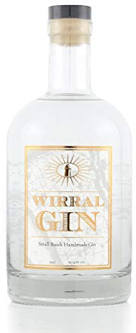 The Handmade Gin Company - Premium Wirral Gin - 42 ABV - Made in Britain - Unique Botanicals Local to the Area - 70cl Bottle
