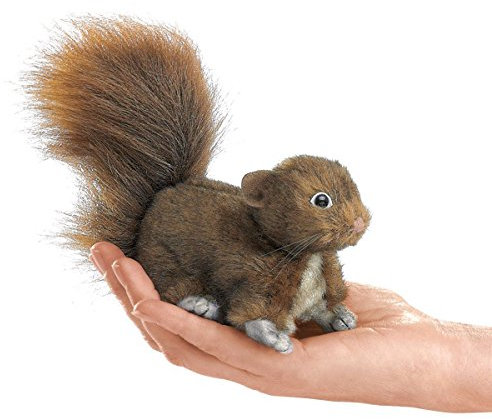 Folkmanis G#fbhre-h4 8rdsf-tg1385152 Mini-Eichhörnchen-Fingerpuppe