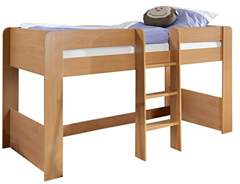 Relita BH1684114 Halbhohes Bett, Spanplatte, Natur, 215 x 98 x 113 cm
