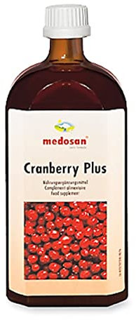 MEDOSAN Cranberry Sirup | 250ml | mit Magnesium, Biotin, und Niacin | mit Vitaminkomplex | bei Harnwegsbeschwerden | Immunbooster