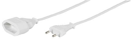 Vivanco EV3W - Alargador, color blanco, 3 m