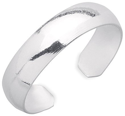 81stgeneration Neu Sterling Silber 925 Klarzehenring verstellbares Band 4 mm