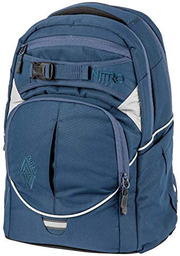 Nitro Superhero Schulrucksack, Rucksack, abnehmbarer Hüftgurt, robuste Bodenplatte, Thermotasche, 30 L