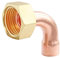 SOMATHERM FOR YOU, Raccord Cuivre Coudé 2 Pièces Ø16 mm avec Écrou Tournant 15/21 - Idéal pour Plomberie, Réseaux d'Eau Sanitaire et Chauffage - Installation à Souder et Visser
