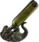 DWK 23,5 cm Winosaurus Rex T-Rex Guzzler Weinhalter Dinosaurier Jurassic Tyrannosaurus Flaschenhalter Küche Dekor