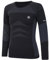 Dare 2b Damen In The Zone Perfomance Fast Wicking Quick Drying Anti-Bacterial Odour Controlling Base Layer Set with Seamless Technology and Ergonomic Body Map Fit Baselayer, Schwarz, XS
