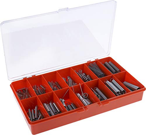 RS PRO Feder-Sortiment, 156 Stk., Federtyp: Druck, Zug, Dreh