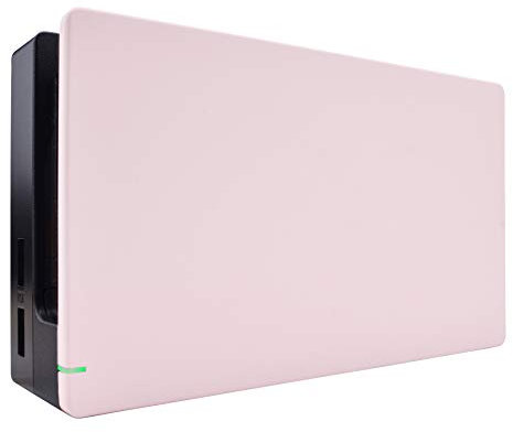 eXtremeRate Cover Ricambio per Nintendo Switch Dock,Custodia Scocca Copertura Case per Nintendo Switch,Senza Dock-Rosa