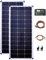 SOLARTRONICS Inselanlage Komplettset: 2x 100W monokristalline Solarmodul + 20A Laderegler + PV Kabel + Solar Y-Stecker