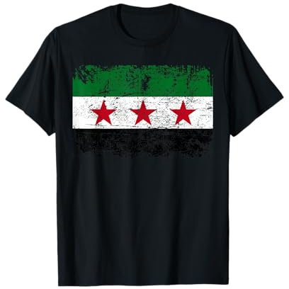 SYRIEN Flagge | Damen Herren Kinder SYRIEN T-Shirt
