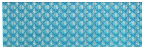 WENKO Tapis en mousse souple Flux, tapis antidérapant, tapis de douche & tapis de cuisine antisalissant, hygiénique, découpable aux dimensions souhaitées, matière plastique, 65 x 200 cm, Bleu