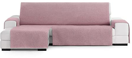 Eysa Valkiria sofabezug chaiselongue 240 cm Links frontalsicht, Farbe 02, Rosa 2