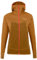 Salewa Damen Puez Hybrid Pl Jacket Hooded Sweatshirt, Golden Brown Melange,