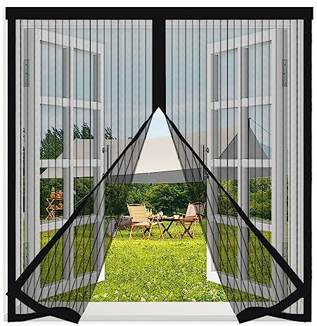 Magnet Fliegengitter Fenster,90x120cm Insektenschutz Fenster Automatische SchließUng,Fliegengitter Fenster Magnetisch,Moskitonetz Fenster Ohne Bohren