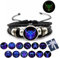 Pnedeodm Zodiac Signs Spirit Bracelet, Multilayer Adjustable Twelve Constellation Zodiac Leather Bracelets, 2023 NEW Zodiac Bracelet, Serene Manifestation Bracelet for Women Men (Taurus)