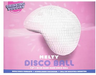 NPW Melted Disco Ball Home Decor (7.5″) – Holiday for Her, Maximalist Party Decor & Stocking Stuffer