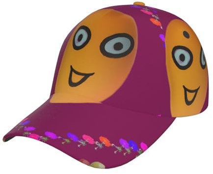 Smiley Mango Trendige Trucker Hüte - Vielseitig verstellbare Baseballkappen mit - atmungsaktiv, leicht, langlebig und Sonnenschutz, Schwarz, Einheitsgr��e