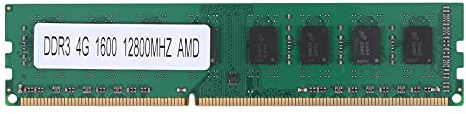 Wresetly DDR3 4 GB di Memoria RAM PC3-12800 1,5 V 1600 MHz 240 Pin Desktop Memoria Desktop DIMM Tampone e Non ECC per Scheda Madre AMD Desktop