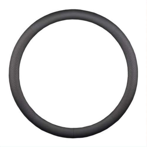 Cubierta Volante Coche de Microfibra para Audi 100 200 50 5000 80 90, Antideslizante Resistente al Calor Desgaste Suave Adecuado para Todas Las Estaciones para Volante 14.5-15pulgadas