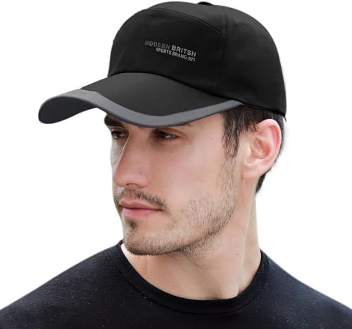 ITODA - Berretto da baseball da uomo, estivo, per attività all'aperto, con fibbia regolabile, con bordo largo, per sport da golf, moto, campeggio, escursionismo, pesca, trekking, protezione solare anti-UV